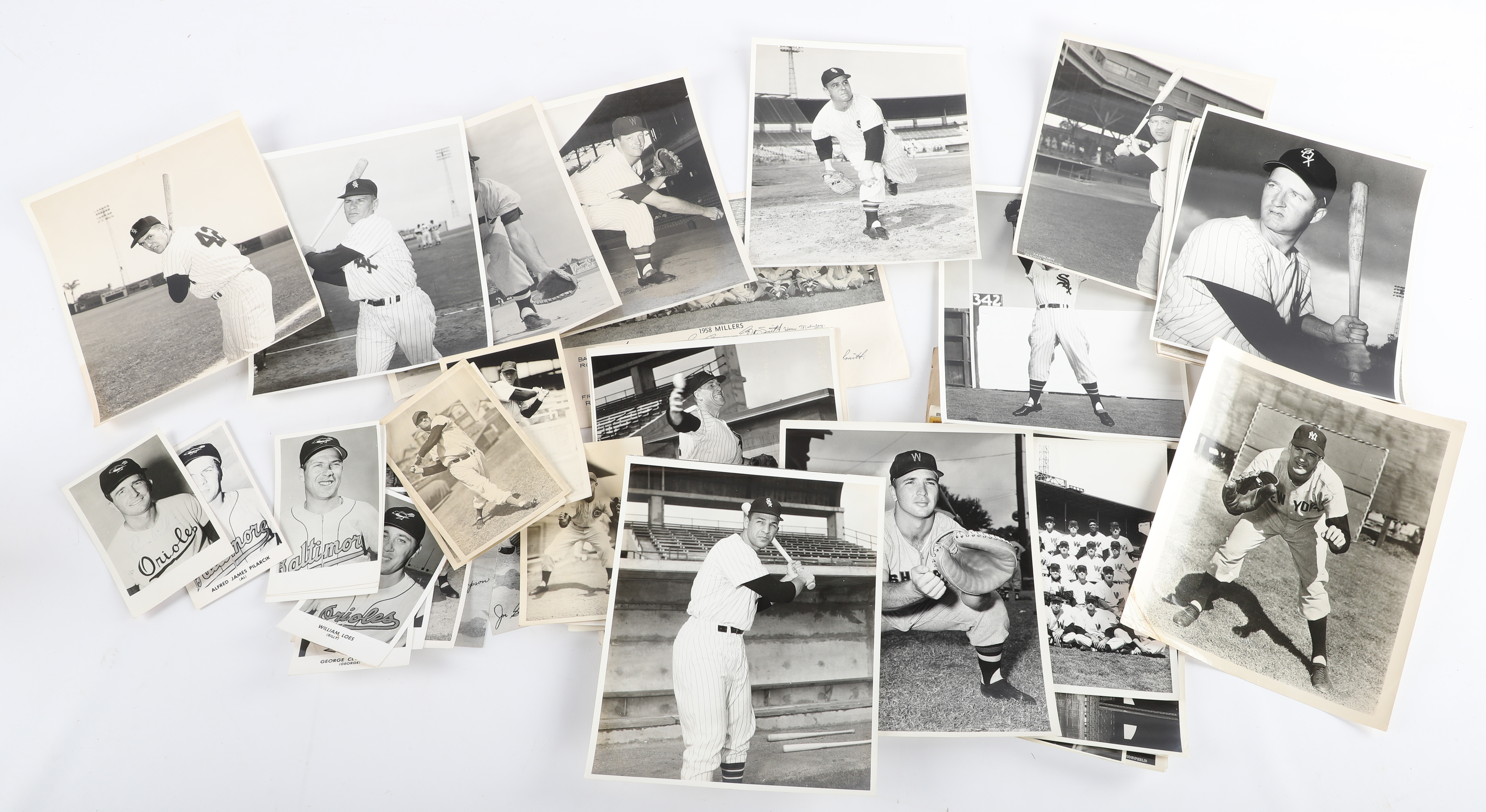 Varied 8x10 and 5x7 BW Baseball