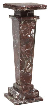 VARIEGATED ROUGE MARBLE SQUARE