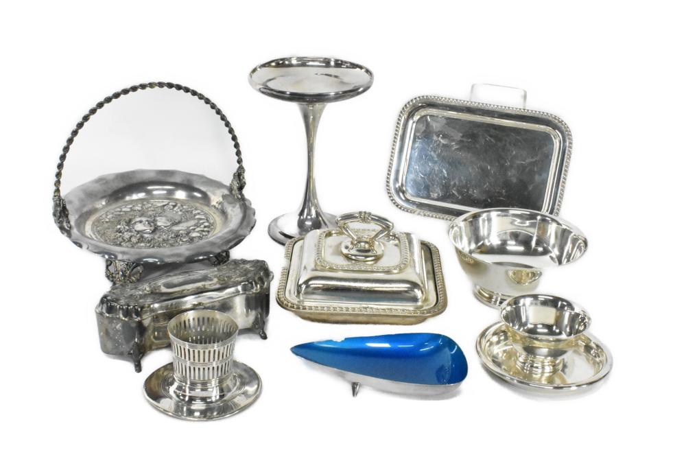 VARIETY GROUP OF NINE SILVER