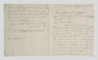 Varina H. Davis letter, 16-line