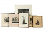 VARIOUS ARTISTS: SIX FRAMED PR