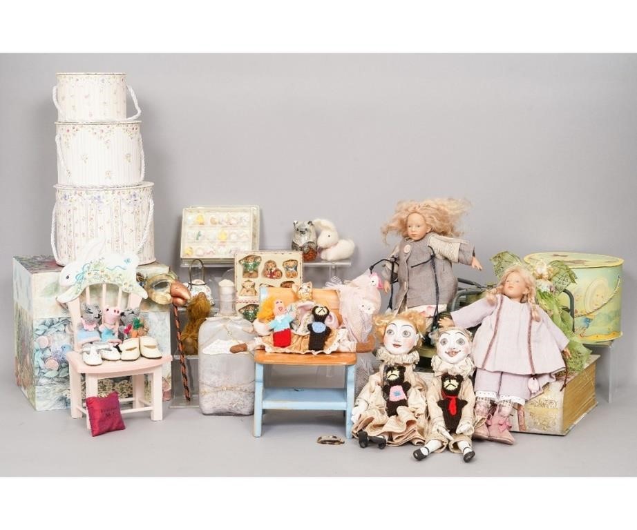Various dolls and doll