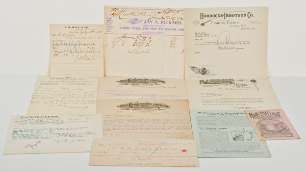 Various Fishing Tackle Ephemera