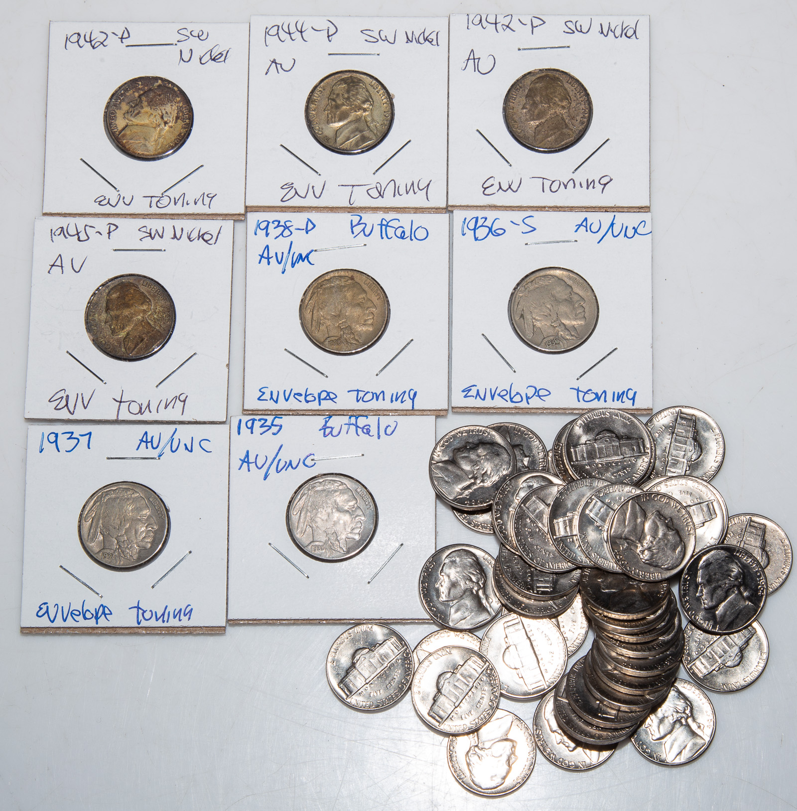 VARIOUS HIGHER GRADE NICKELS