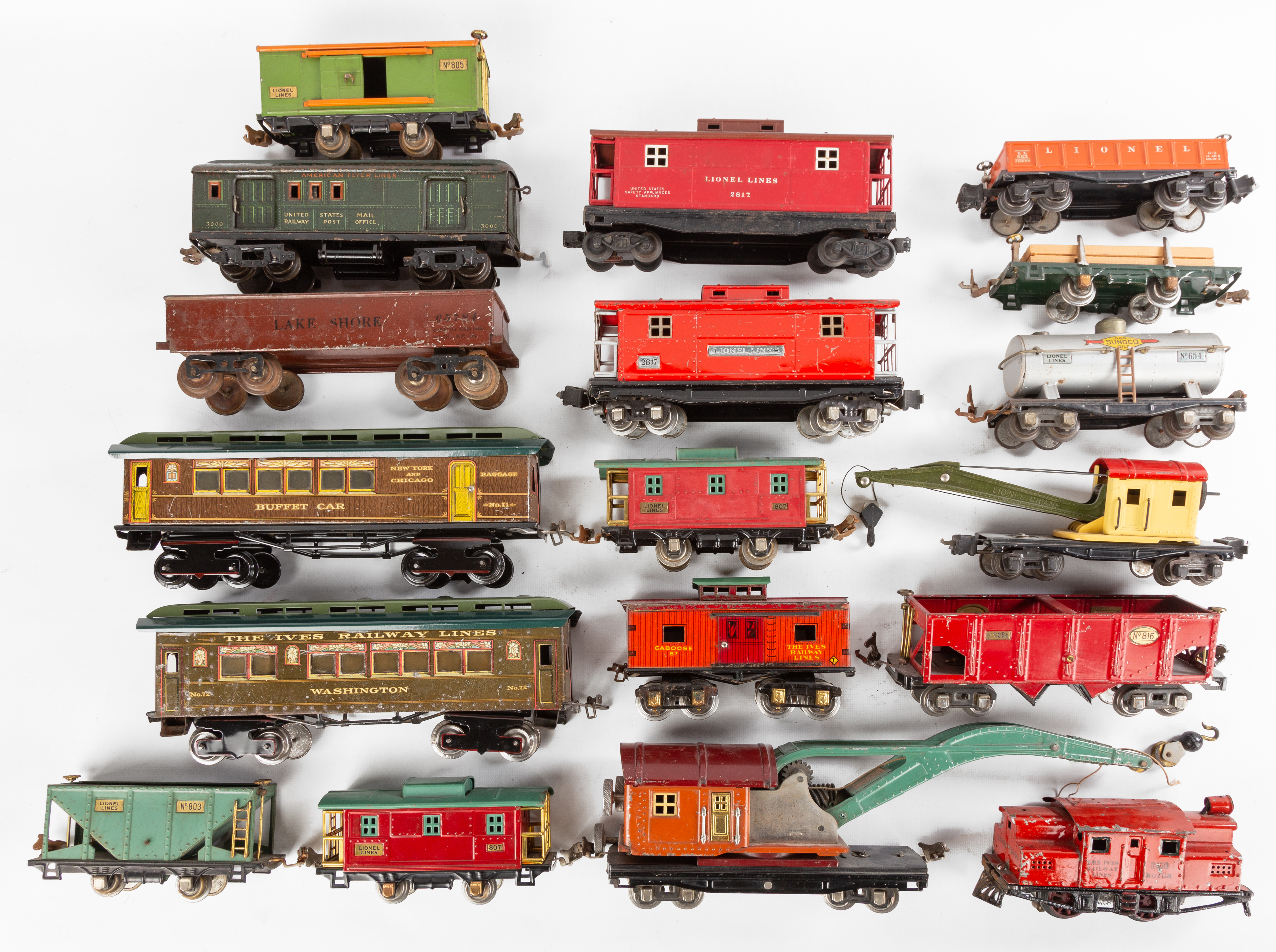 VARIOUS LIONEL, IVES AND AMERICAN