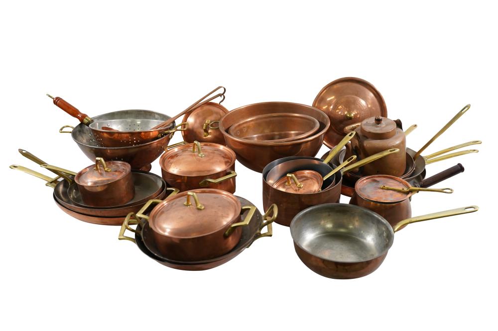 VARIOUS MAKERS: COPPER COOKWARE