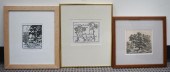 VARIOUS SCENES, THREE ASSORTED