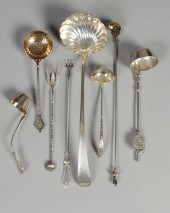 Various Sterling serving piece