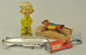 VARIOUS TIN TOY GROUPING Assor
