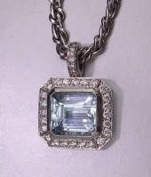 VARNA PLATINUM 9.63 CT AQUAMAR