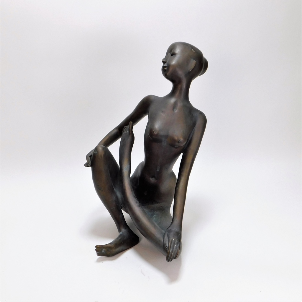 VASANT MODERNIST FIGURAL NUDE