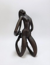 VASANT MODERNIST FIGURAL NUDE