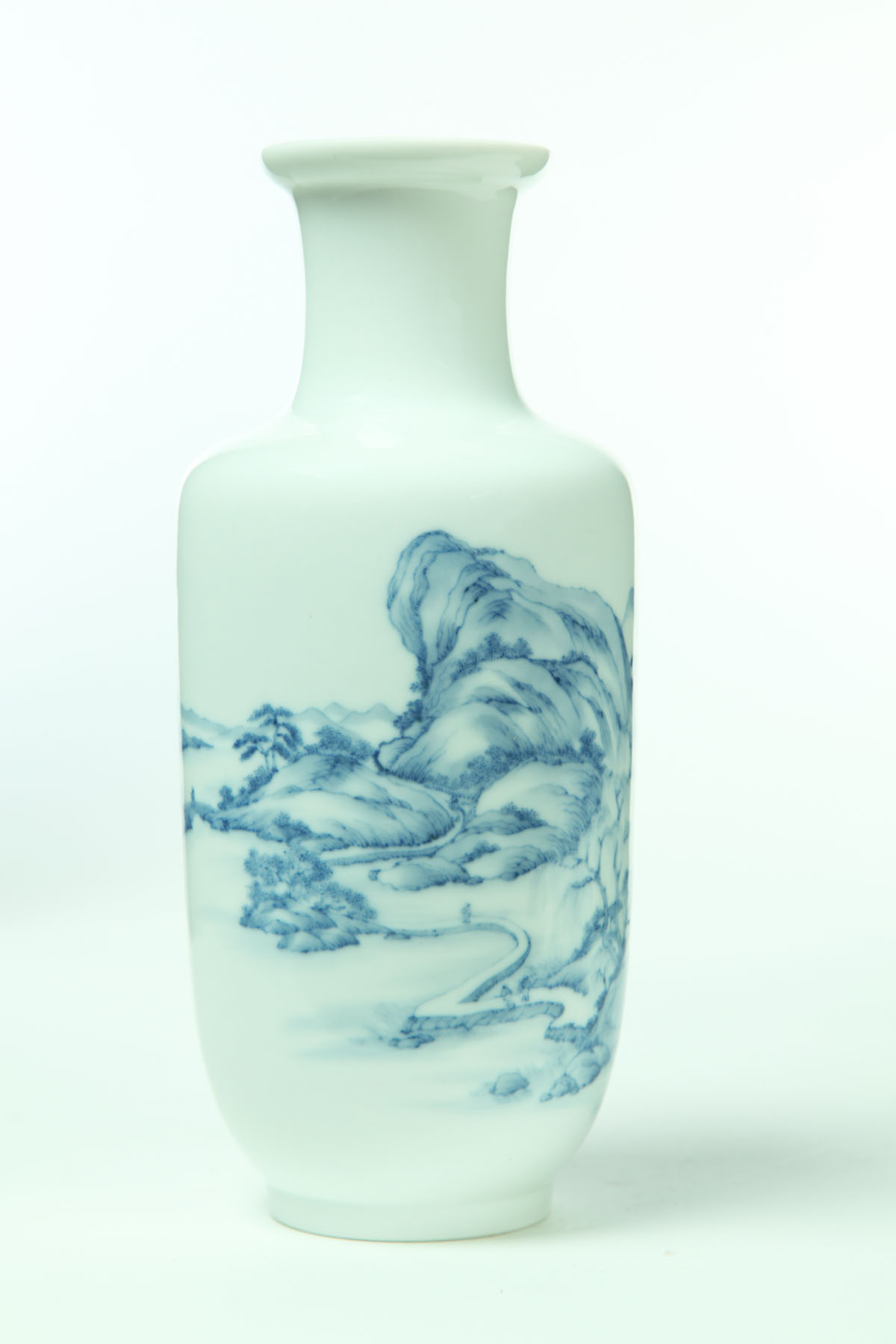 VASE.  China  Republic Period. Blue