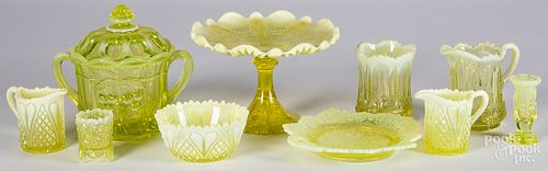 VASELINE AND OPALESCENT EAPG