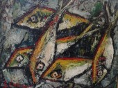 VASSEUR George. Modernist Oil