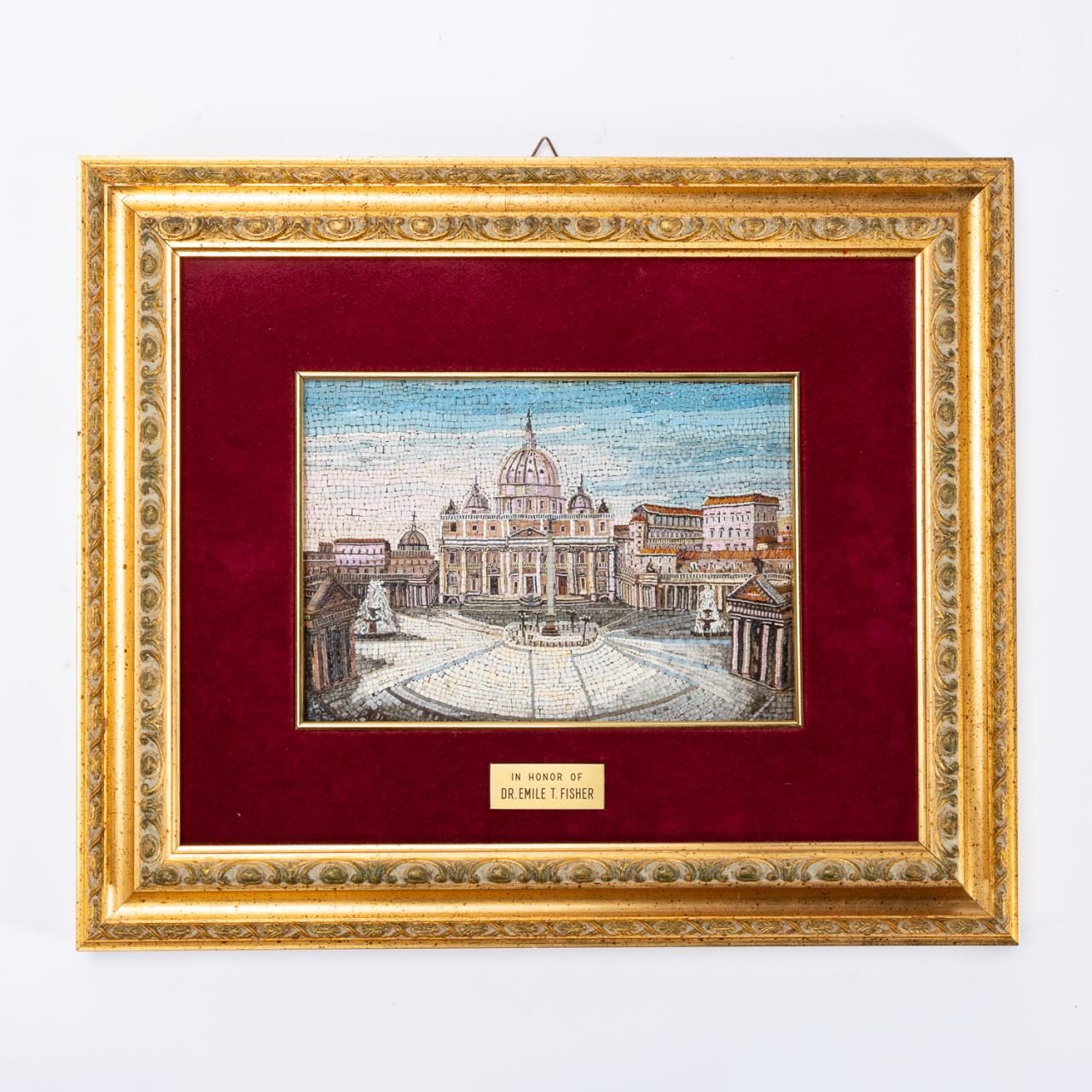 VATICAN MICROMOSAIC ARCHITECTURAL