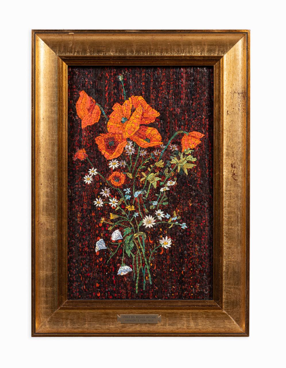 VATICAN STUDIO MICRO-MOSAIC, VASE