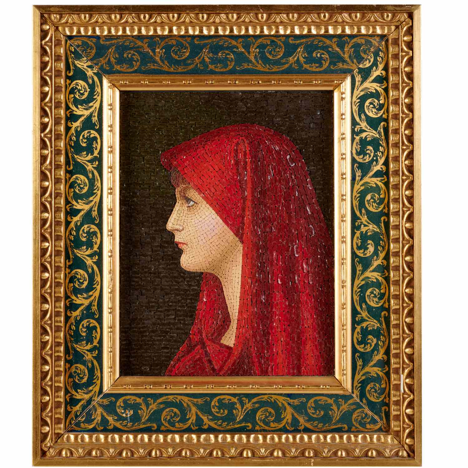 VATICAN STUDIOS MICROMOSAIC PLAQUE,
