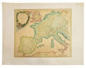 VAUGONDY ENGRAVING MAP CHARLEM