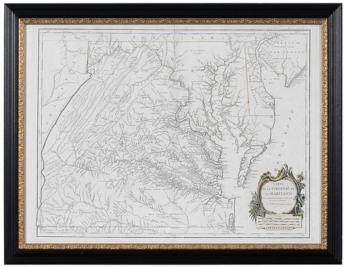 VAUGONDY - FRY & JEFFERSON MAP OF