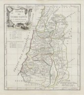 VAUGONDY MAP OF JERUSALEM & HO