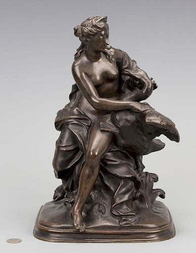 VAUVRAY BRONZE, LEDA & SWANBronze