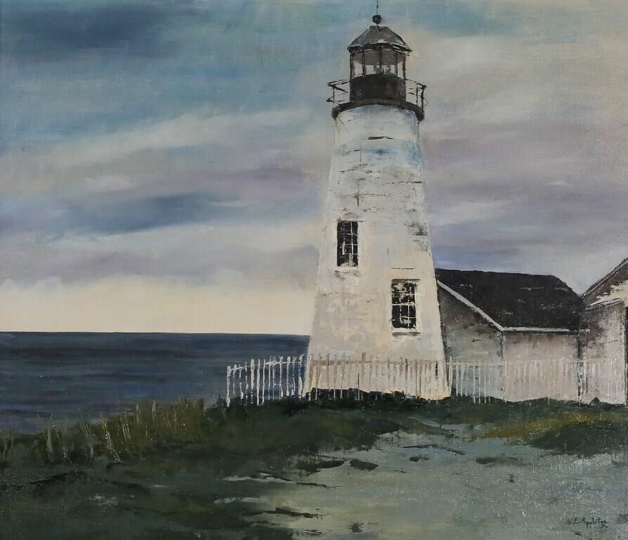 V.E. APPLETON OIL ON CANVAS PANEL