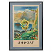 VECOUX 20C FRENCH RAILWAY ADVE