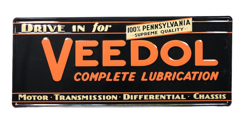 VEEDOL OIL ADVERTISING SIGNVeedol