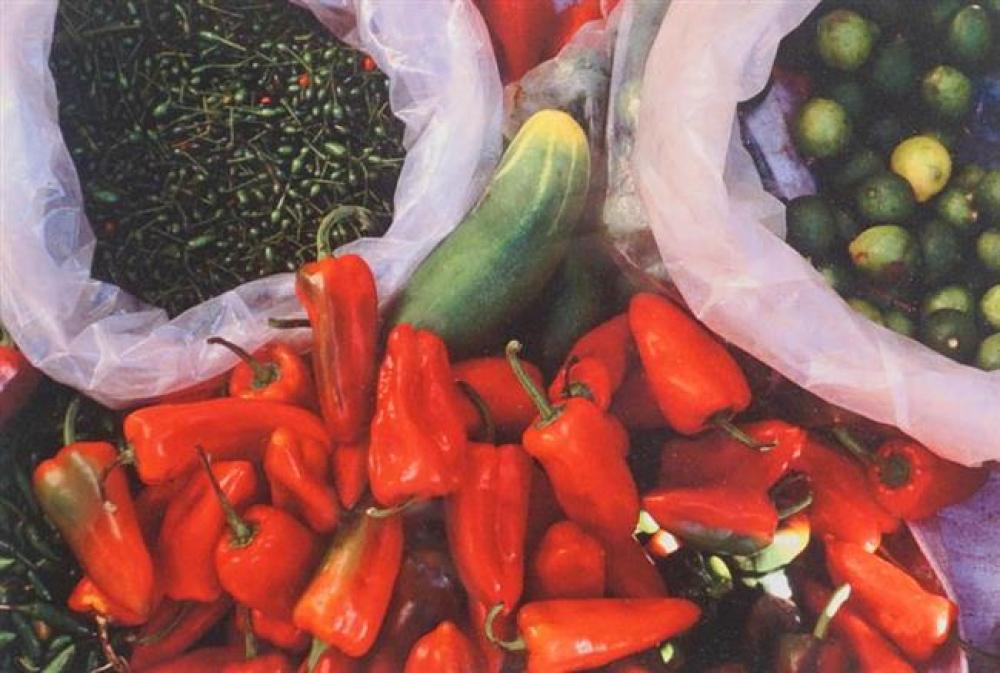 VEGETABLES, COLOR PHOTOGRAPH,