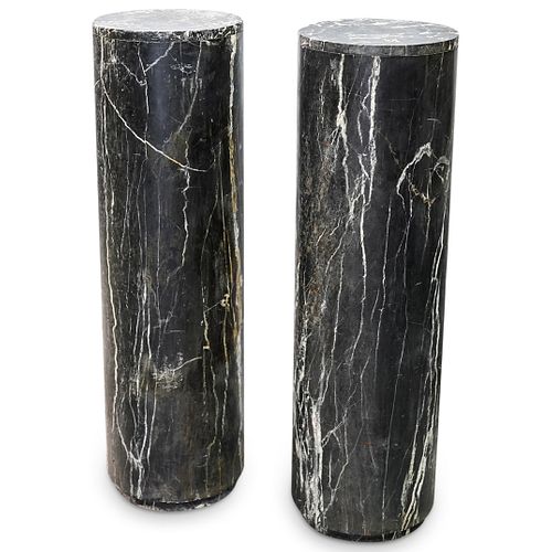 VEINED BLACK & WHITE ITALIAN MARBLE