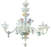 VENETIAN ART GLASS CHANDELIER