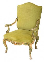 VENETIAN BAROQUE PARCEL GILT O
