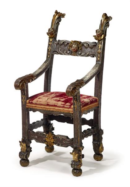 Venetian Baroque silvered and