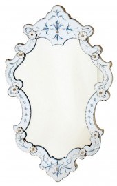 VENETIAN BAROQUE STYLE ETCHED