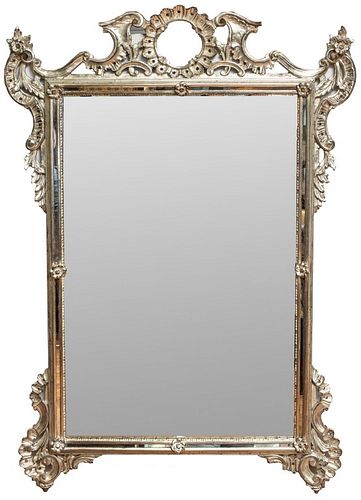 VENETIAN BAROQUE STYLE SILVERED