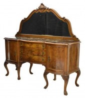 VENETIAN BURLED WALNUT SIDEBOA