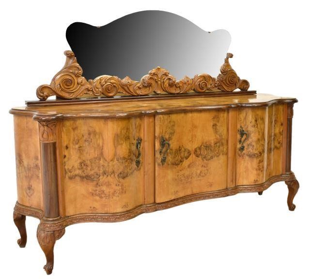 VENETIAN BURLWOOD LONG SIDEBOARD