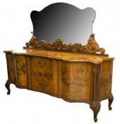 VENETIAN BURLWOOD SIDEBOARD &