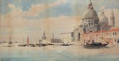 VENETIAN CANAL PAINTING SIGNED