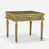 Venetian. Card table. 19th cen