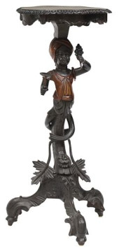 VENETIAN CARVED FIGURAL PEDEST