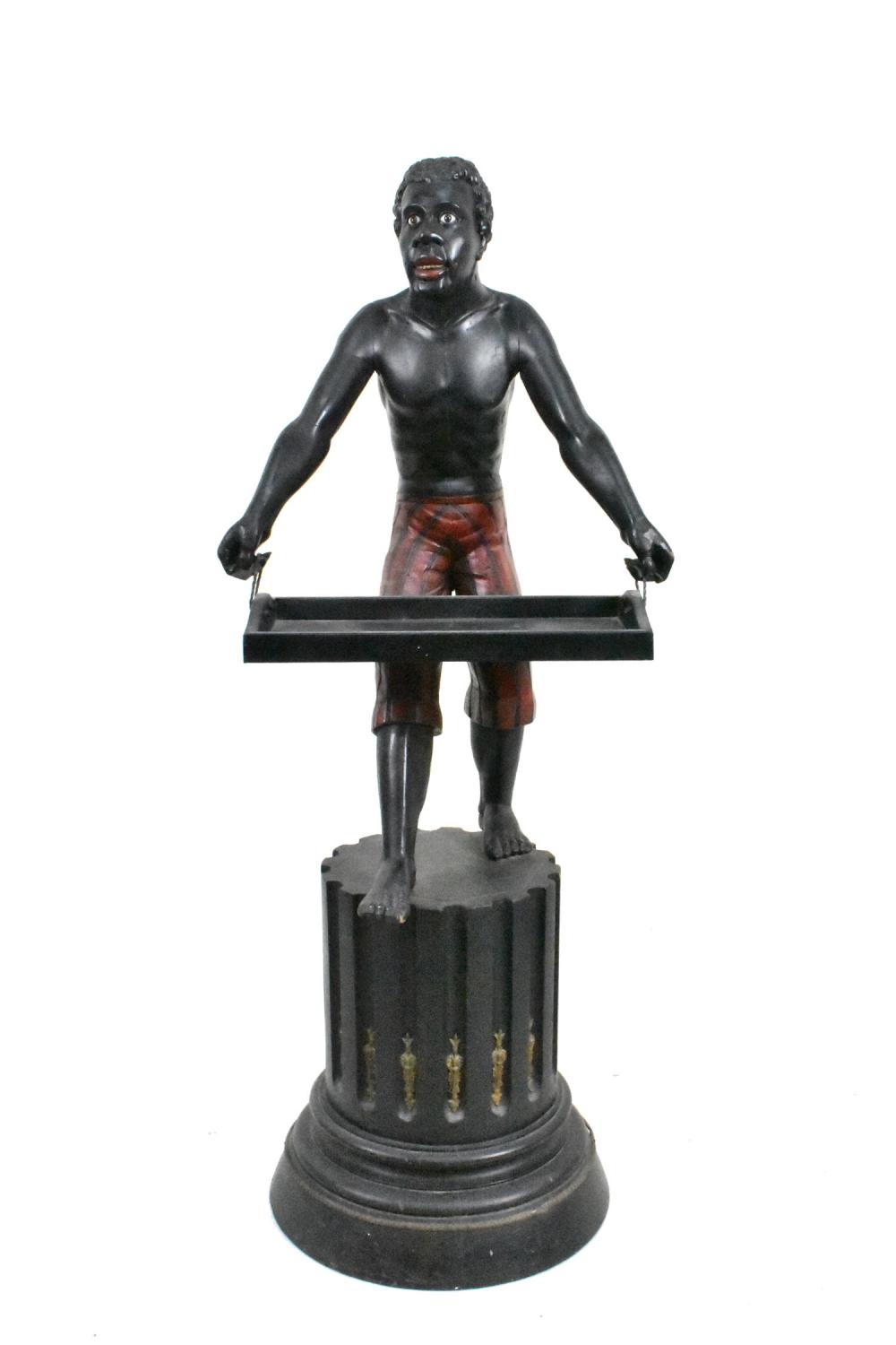VENETIAN CARVED WOOD BLACKAMOOR,