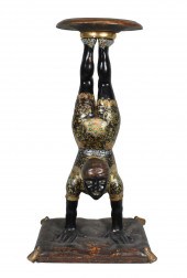 VENETIAN CARVED WOOD BLACKAMOO