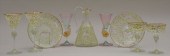 VENETIAN ENAMELED GLASS PART T
