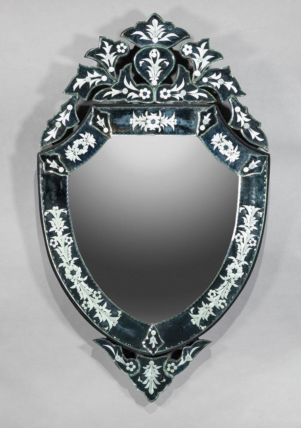 VENETIAN ETCHED GLASS