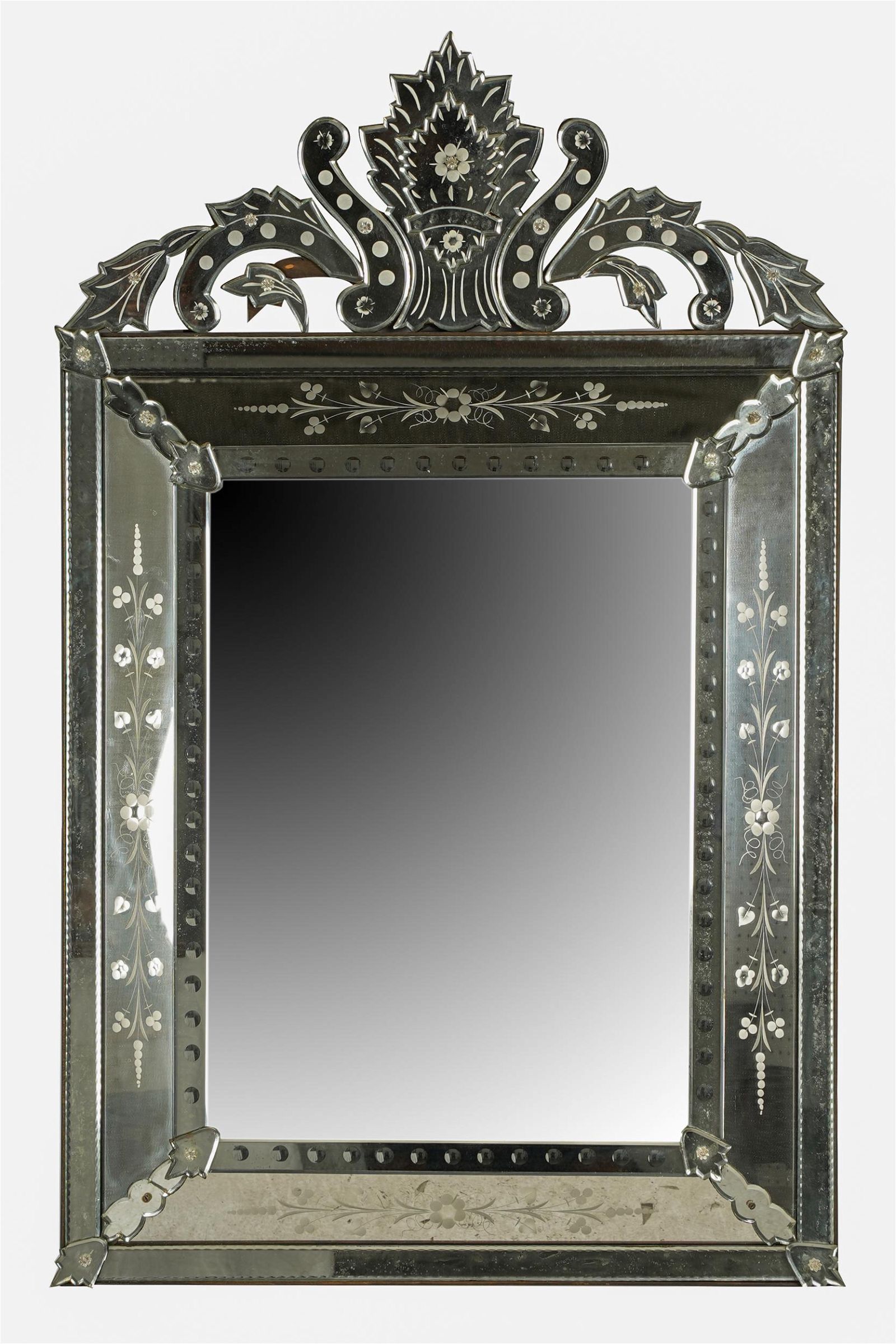 VENETIAN ETCHED GLASS MIRRORwith