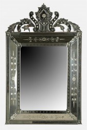 VENETIAN ETCHED GLASS MIRRORwi