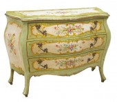 VENETIAN FLORAL PAINTED BOMBE
