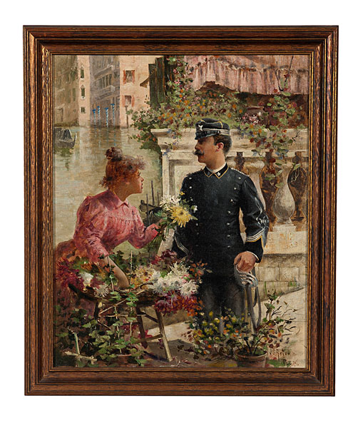 Venetian Flower Girl by John